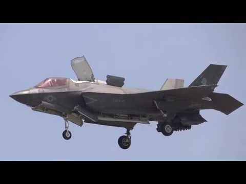 最新ステルス戦闘機F-35デモフライト　岩国FSD２０１９