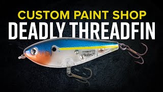 Heddon Spit'N Image Deadly Threadfin - Lurenet Paint Shop (Custom Painted Lures)