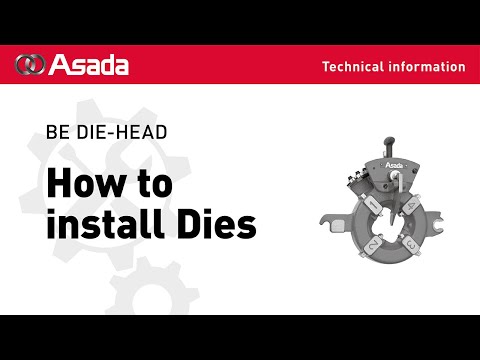 BE DIE HEAD How to install Dies