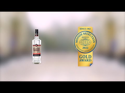 Uganda Waragi - Gold Quality Award 2022 from Monde Selection