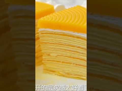 Mango Cake Recipe | Eggless Cake | Delicious Soft Cake by Chinese Foods Official #YouTubeShorts