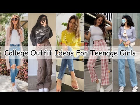 College outfit ideas for teenage girls/College outfit ideas with name/College dressing style girls