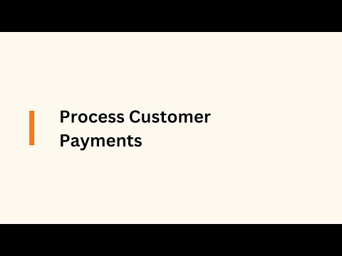 How to Process Customer Payments