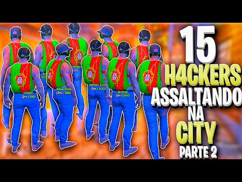 JUNTEI 15 HACKER PRA INVADIREM UM SERVIDOR no GTA RP