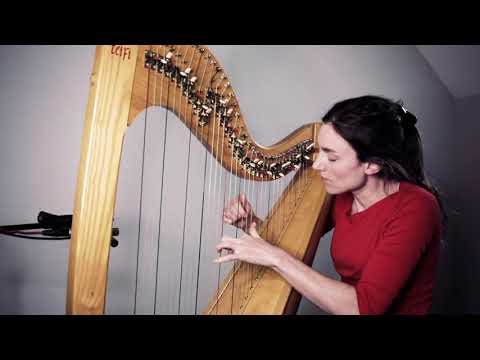 Hiraeth am Feirion - Celtic lever harp solo of beautiful Welsh tune (sheet music available!)