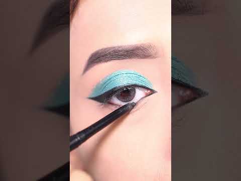 Sky Blue Eyeshadow Look || Shilpa #shorts