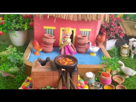 Miniature Cooking 🥘 Kodikura Chitti Gare 🍱 Mini Foods