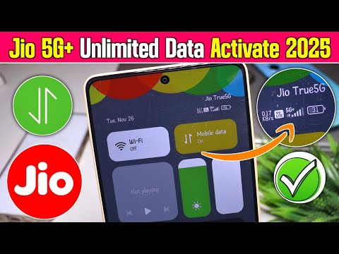 how to activate jio 5g unlimited data | Jio 5G Activate Kaise Kare | 5G Settings Jio | jio unlimited