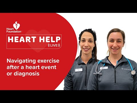 Navigating exercise after a heart event or diagnosis | Heart Help Live | Heart Foundation NZ