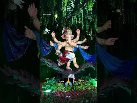 जबलपुर में कहा कहा रखी गणेश जी की प्रतिमा🙏 #viralvideo #ganesh #mahadev