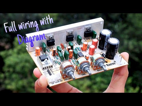 Tda2030 3 TR 2.1/4.1 Home Theater 60 Watt Audio Amplifier | Full wiring with Diagram