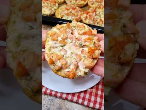 Самый простой и вкусный рецепт Мини - Пиццы #рецепт #рецепты #еда #пицца #pizza