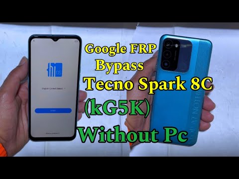 Tecno Spark 8C (KG5K) Google FRP Bypass Android 11 Without Pc