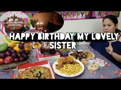 Simple celebration of my sister( Birthday day )