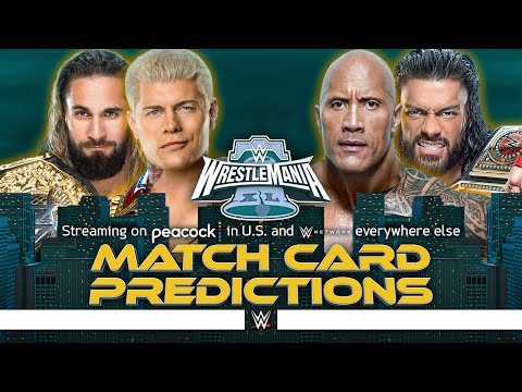 WWE WrestleMania XL - Card Predictions [v2]