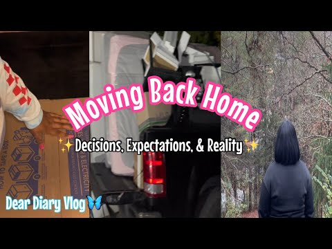 Moving back home at 28 | Dear Diary Vlog ✨