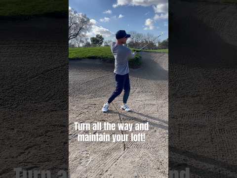 Improve your bunkers part 3: best technique to escape sand! #golf #tips #practice #bunkers #golftips