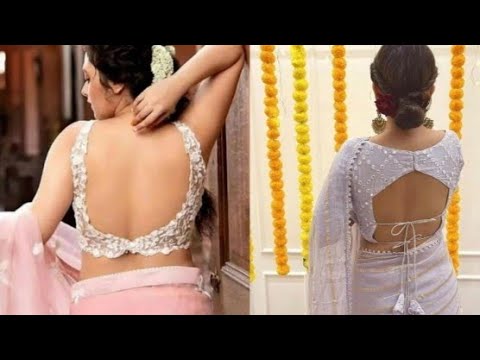 Blouse design 😍 | Blouse back design's | Blouse design back side