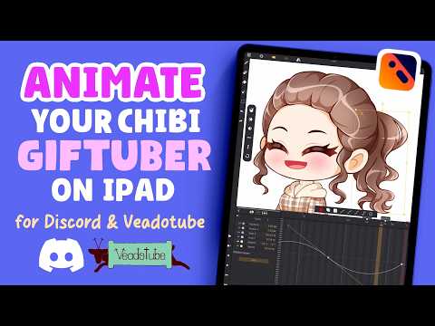 How to ANIMATE a Chibi GIFTUBER on IPAD with CALLIPEG