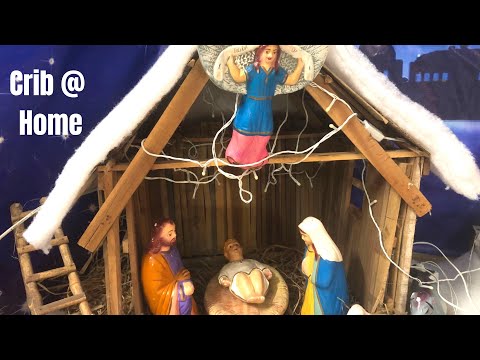 Christmas crib making  |  AV of  Crib |  nativity scene |