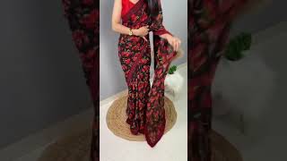 Exclusive Floral Printed Saree Blouse for Women, New Saree #SareeSwag