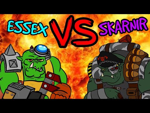 Orks vs Orks 1000 point 40k Battle Report - Da Warboss League 2024 - Round 4 - Essex vs Skarnir