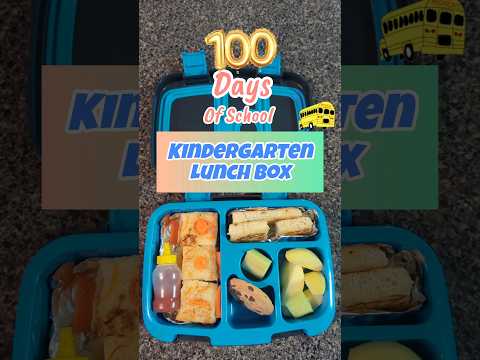 100 days of School #100days #kindergaten  #bentgo #kidslunchbox #shorts