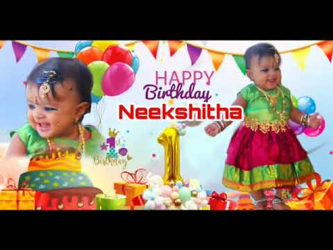 #cutebaby #1yeartransformation #fullmonth #smileyneekshitha #sweetybaby #latest #youtubevideo #6may