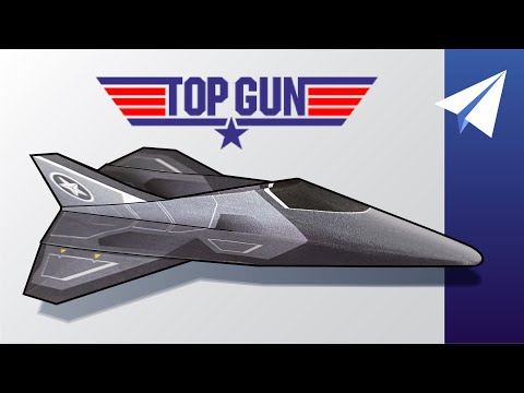 Hyper Sonic TOP GUN Paper Airplane — How to Make the XR-22 StarHawk — Inspired by the SR-72 Darkstar