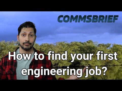 How to find your first engineering job?