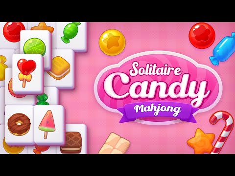 Solitaire Mahjong Candy Game - GamePlay Walkthrough