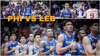 PHILIPPINES VS LEBANON FULL VIDEO 1ST HALF