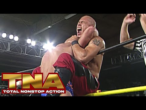 AJ Styles vs. Low Ki: 2 Out Of 3 Falls! | NWA-TNA PPV #14 September 25, 2002