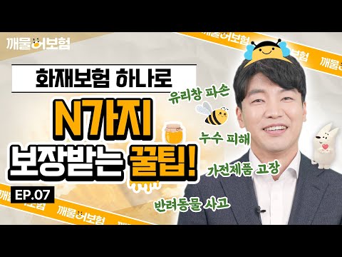 화재보험 하나 가입했을 뿐인데 가정을 종합적으로 지켜준다고?!🫢 N가지 보장&특약을 확인해 보세요! #깨물어보험 - Ep.07