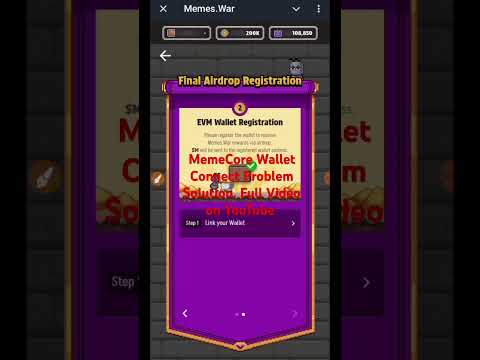 MEMECORE airdrop #memecore #finalmissionmemecore #memecoreregistration #tabraizshamsi#memewar