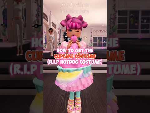 How to find the CUPCAKE COSTUME (R.I.P Hotdog costume) #dti #dresstoimpress #cupcake #roblox