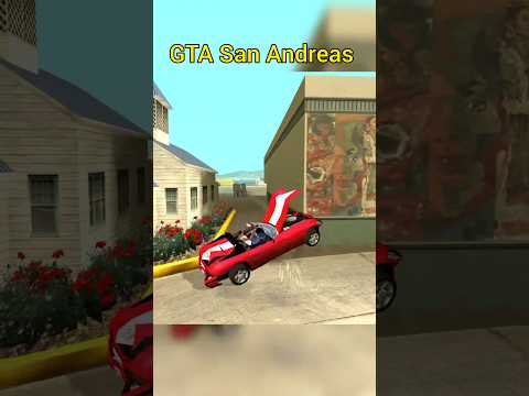 FAILURE CAR JUMP STUNT GTA SAN ANDREAS #gtasanandreas #shorts