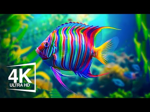 [NEW] 3HRS Stunning 4K Underwater Wonders + Relaxing Music | Coral Reefs & Colorful Sea Life #4