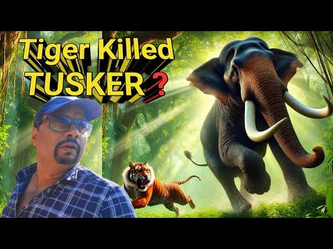 Tiger Killed Tusker Elephant At Bijrani Range Corbett National Park । बाघ ने हाथी  मारा कॉर्बेट में