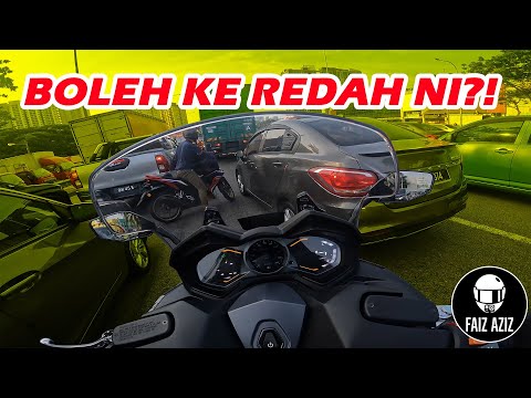 Maxi Skuter KYMCO AK550 Premium untuk Daily Ride Redah Jem Vlog E574