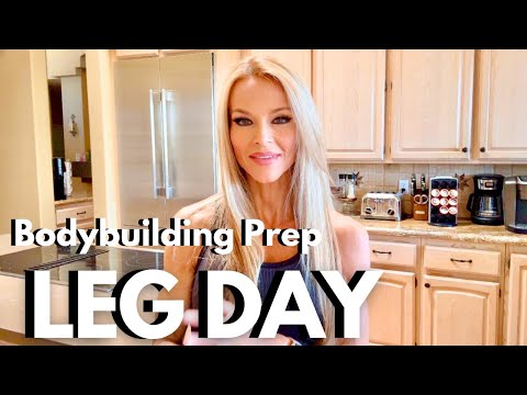 Leg Day! My Bodybuilding Prep Fitness Series + Wellfit Walking Pad Review