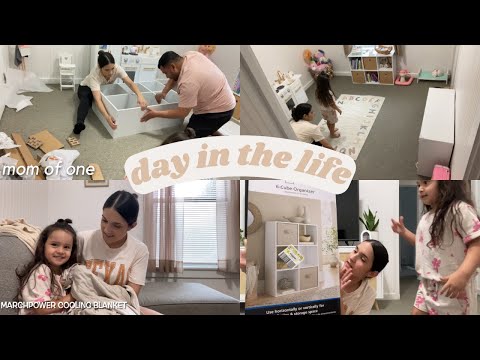 DAY IN THE LIFE | organize my daughters playroom with us #mom #momvlogs #dayinthelife #sahm #momlife