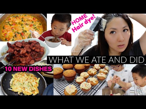 COOK WITH US | SUMMER GETAWAY, SELF HAIR DYE, KOREAN PANCAKE, EASY & Yummy NEW DISHES | CHARIS👩🏻‍🍳