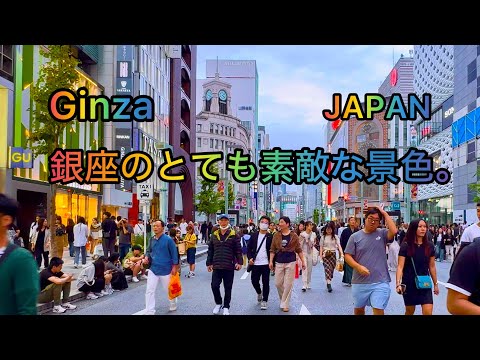 [4K HDR] Tokyo Marunouchi Walking Tour.  JR Tokyo to Ginza. Japan.