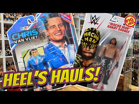 WWE TOY HAUL! Elites, Vintage WWF Bend-Ems, Macho Man Chase, Hulk Hogan, Chris Van Vliet & More!