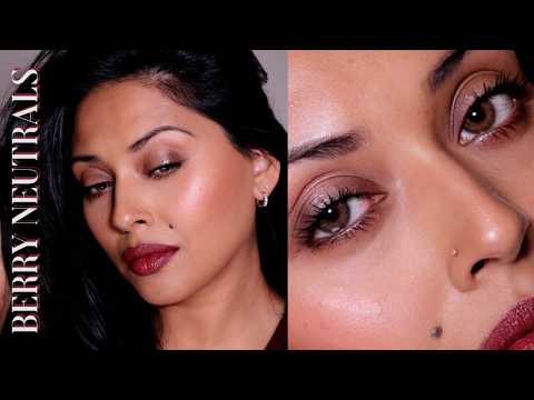 Holiday Christmas Party Makeup | Bold Berry Lips for Olive Skin | Anne Soul