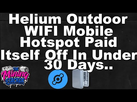 Helium Outdoor Mobile Wifi Hotspot Paid Itself Off + Rewards May Be Doubling Soon For Wifi ? HIP 101