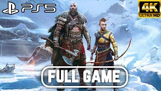 GOD OF WAR RAGNAROK Gameplay Walkthrough FULL GAME PS5 4K 60FPS No Commentary