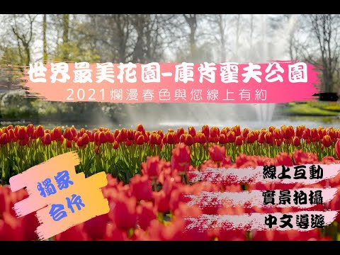 防疫首選｜ 🇳🇱 世界最美的花園：庫肯霍夫公園線上旅行｜線上中文導覽｜Zoom 雲端視訊