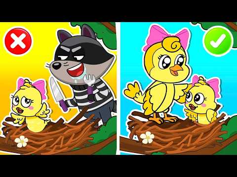 💔 Baby Bird Falls! 🐦⚡ Spike & Sparkle's Race to Reunite Him with Mom 🔥 Fun Stories For Kids